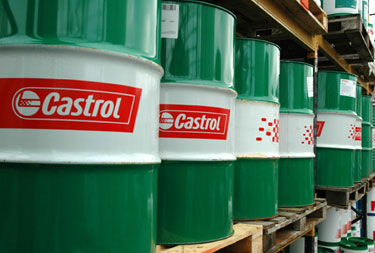 castrol oil barrels