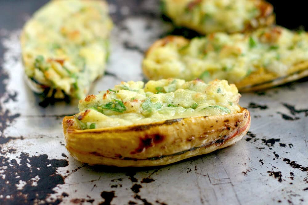 Twice baked delicata squash recipe
