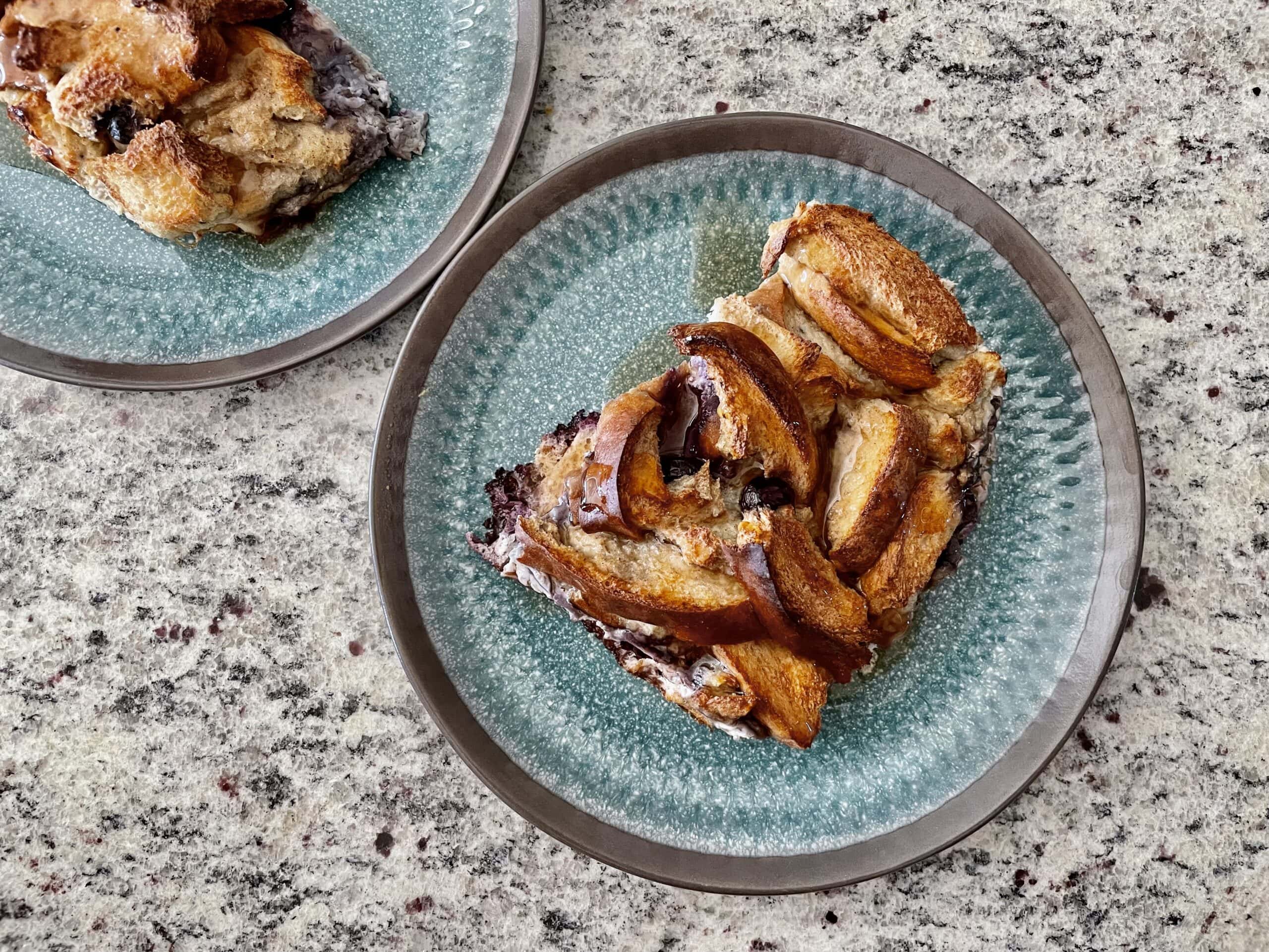 high protein baked french toast loaf