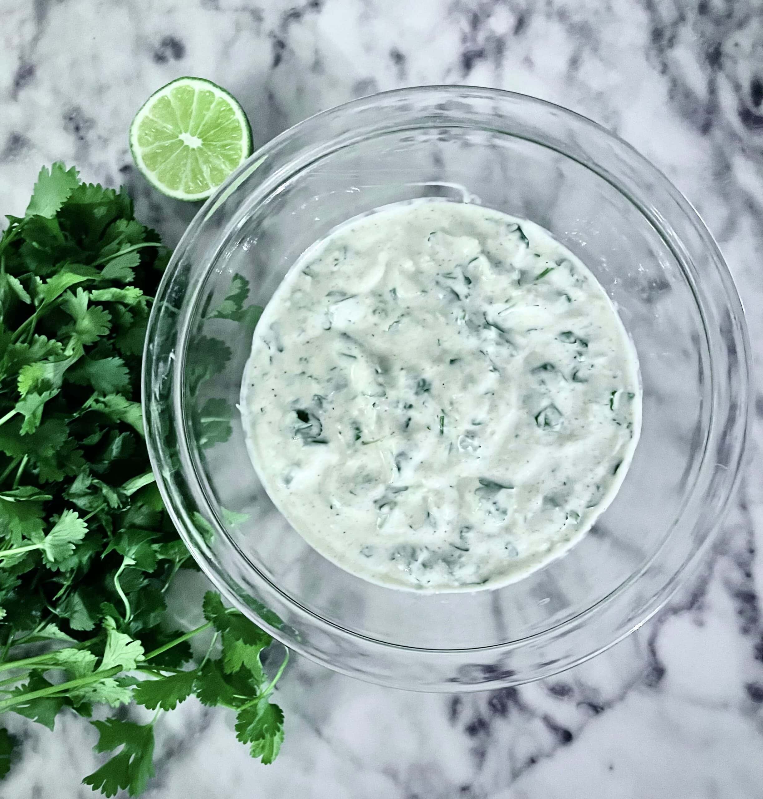 High Protein Cilantro Lime Dip & Dressing Recipe