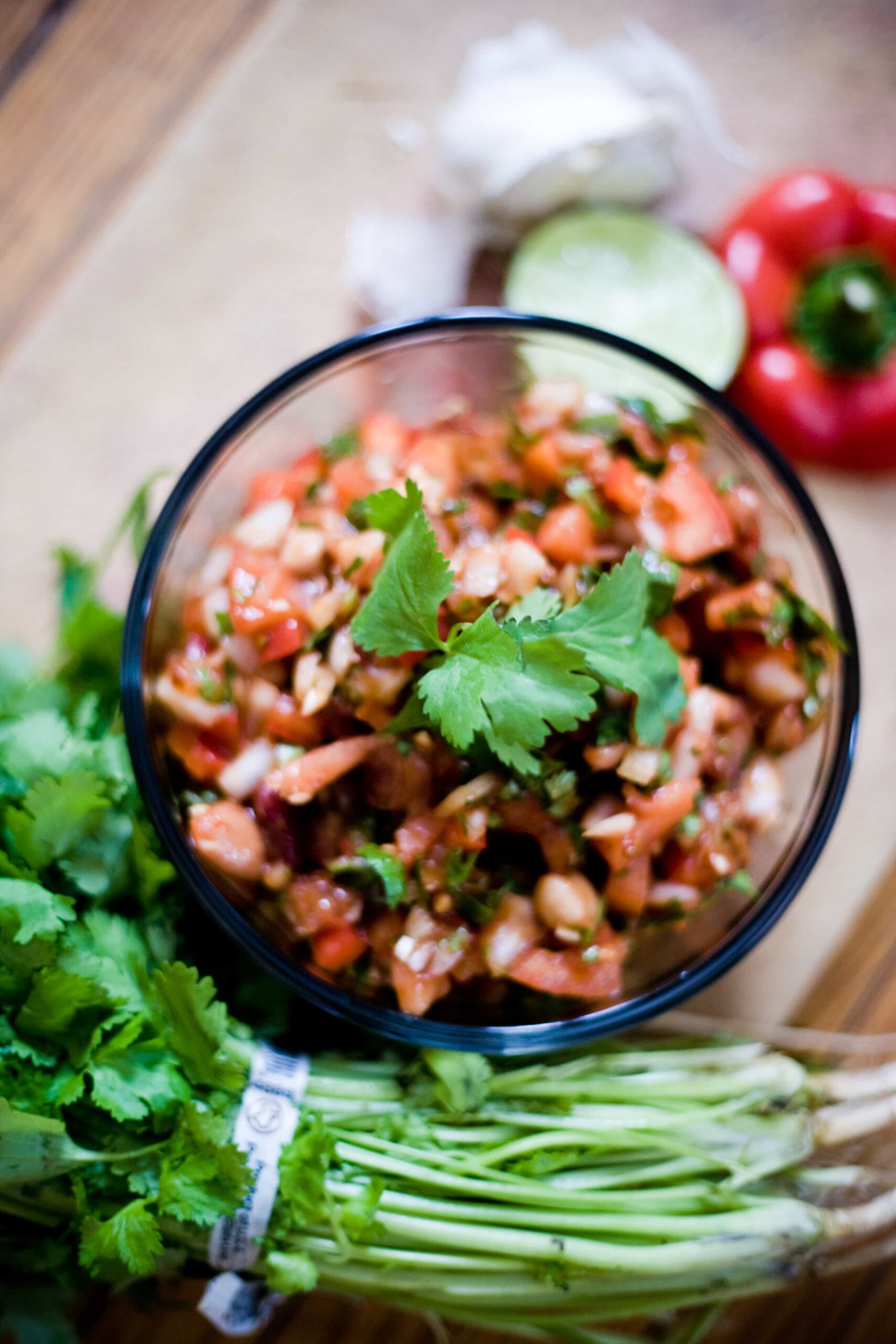 vegan chipotle mexican bean salad