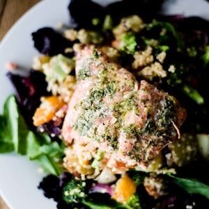 lemon dill barbecued salmon