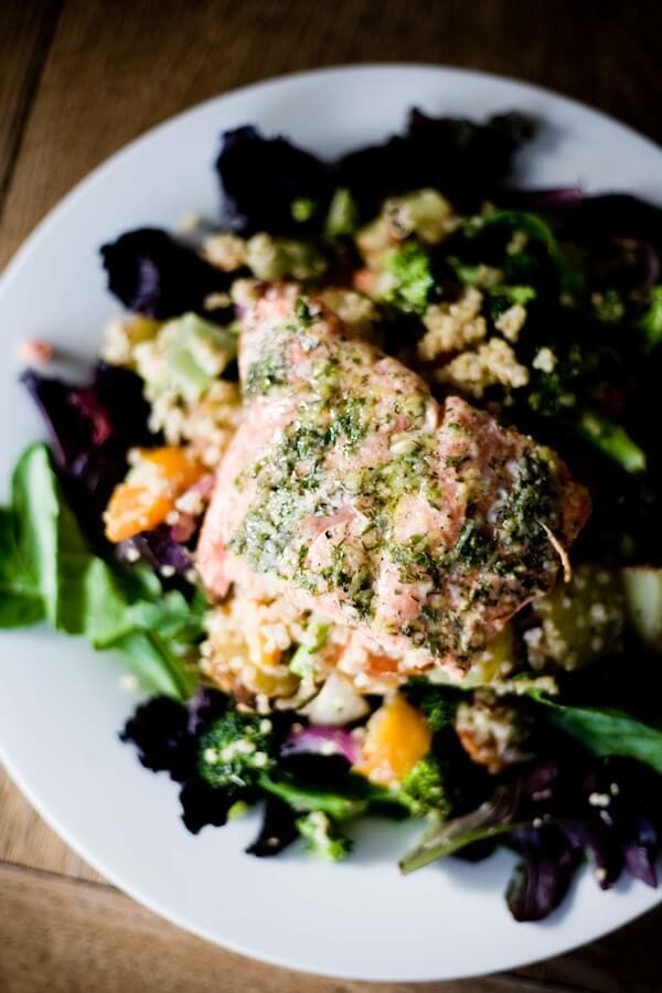 Lemon Dill Barbecued Salmon