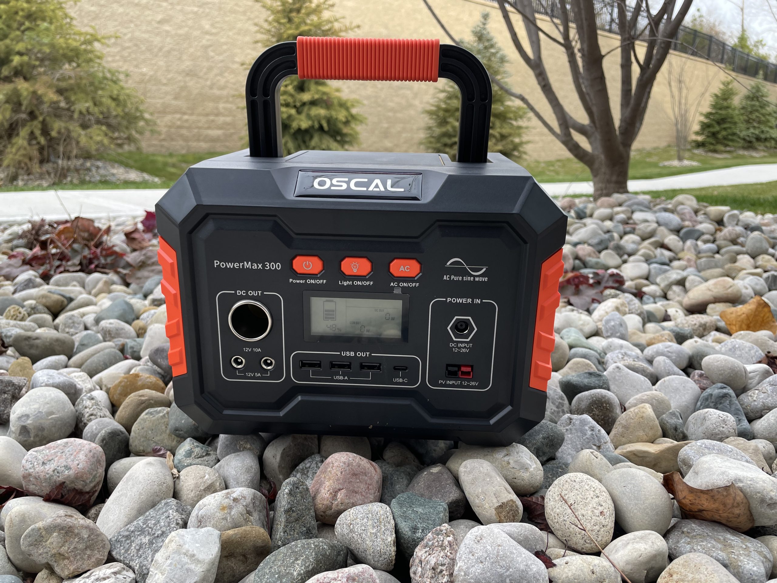 Oscal PowerMax 300 on stones