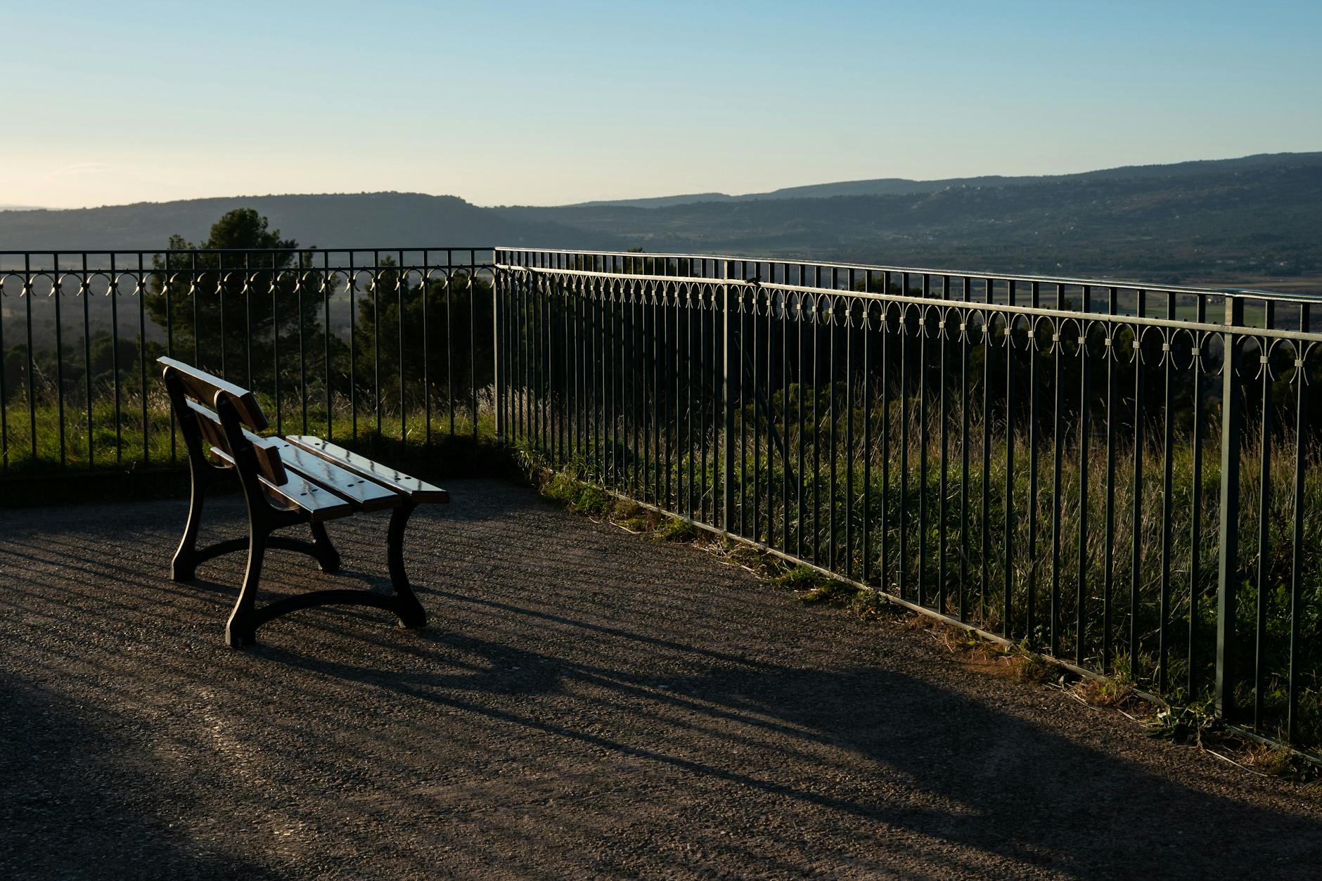serene viewpoint overlooking provence landscape