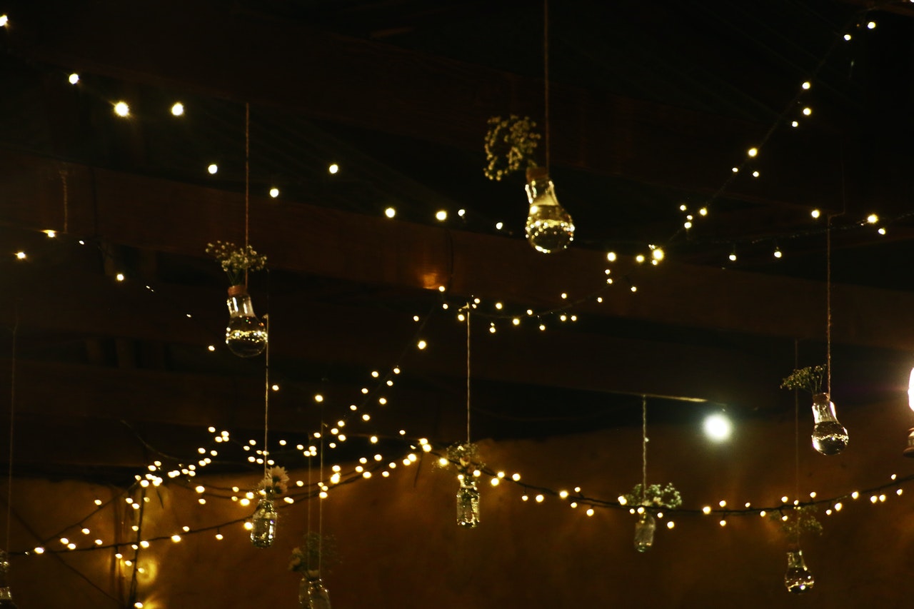 solar powered string lights