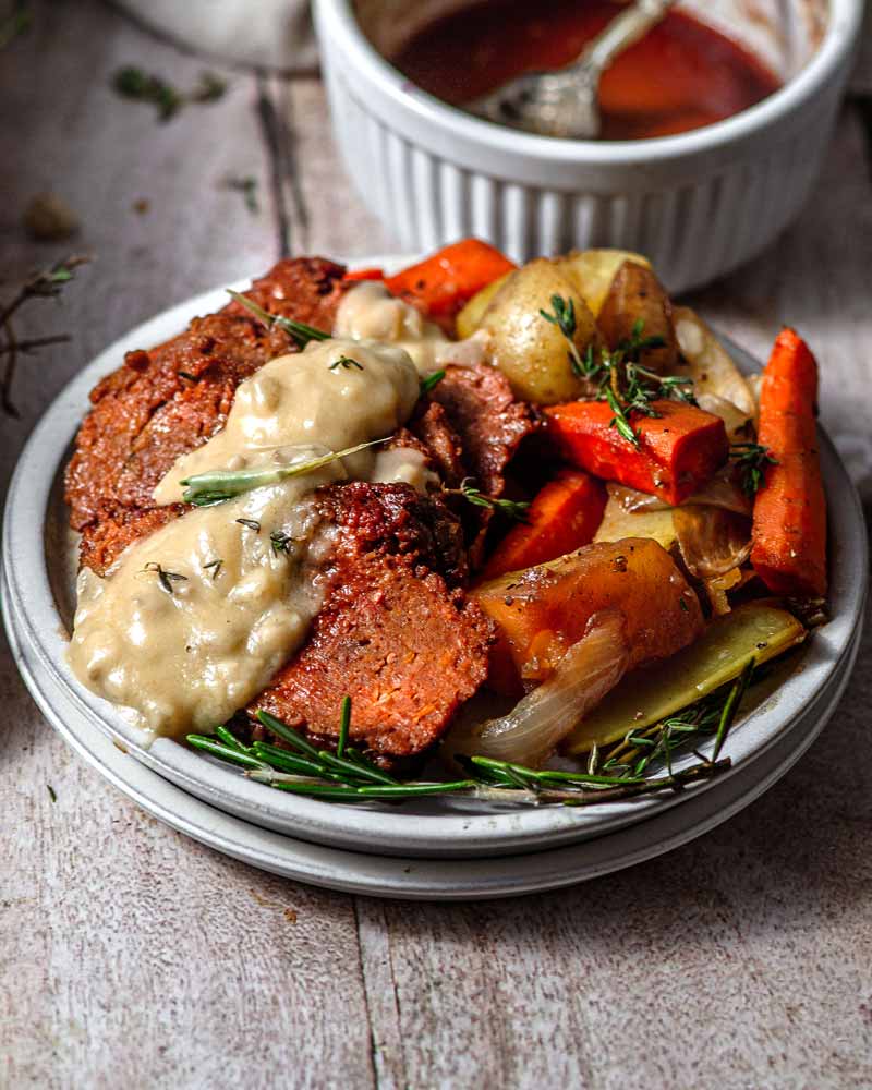 vegan seitan roast