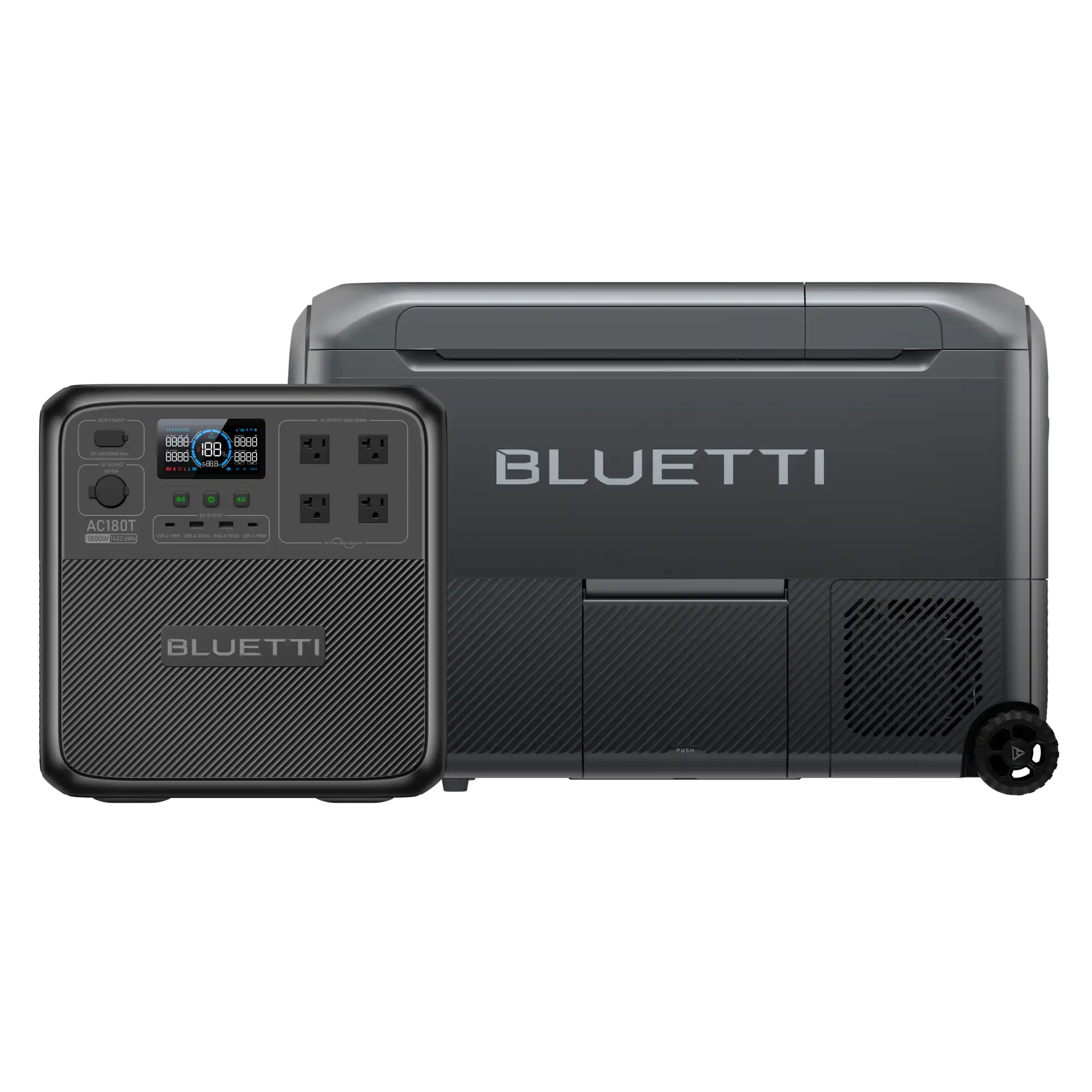 Bluetti MultiCooler Fridge + AC180T Power Station